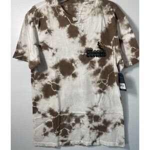Roark Open Roads Type Short Sleeve Shirt RT1021 Men’s S Khaki Tie Dye